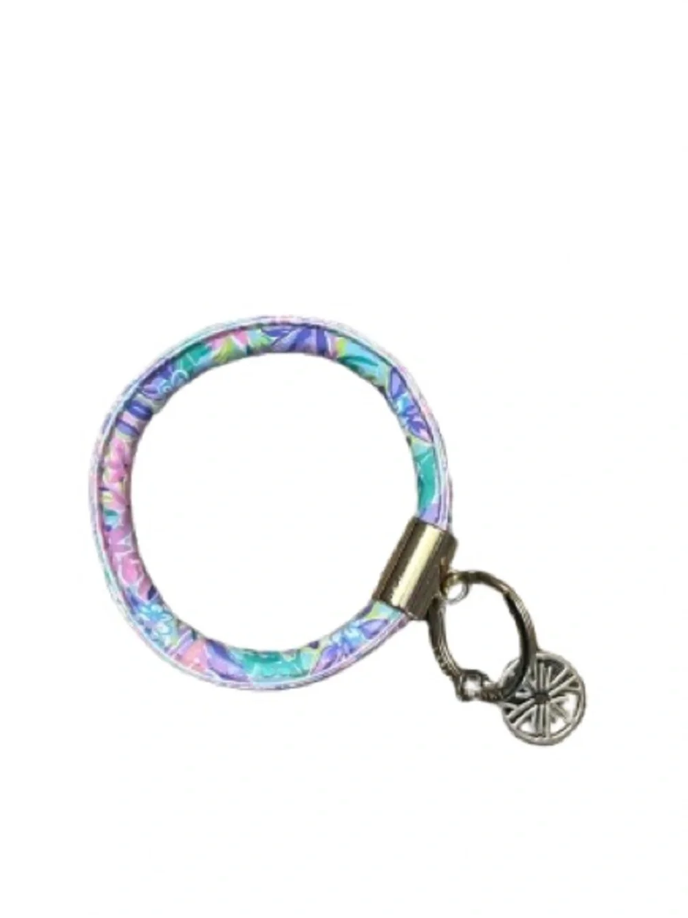 Lily Pulitzer Round Key Ring in Turtley Awesome